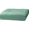 Trapuntino sottile Matrimoniale Design a Onde Sunny Wave verde